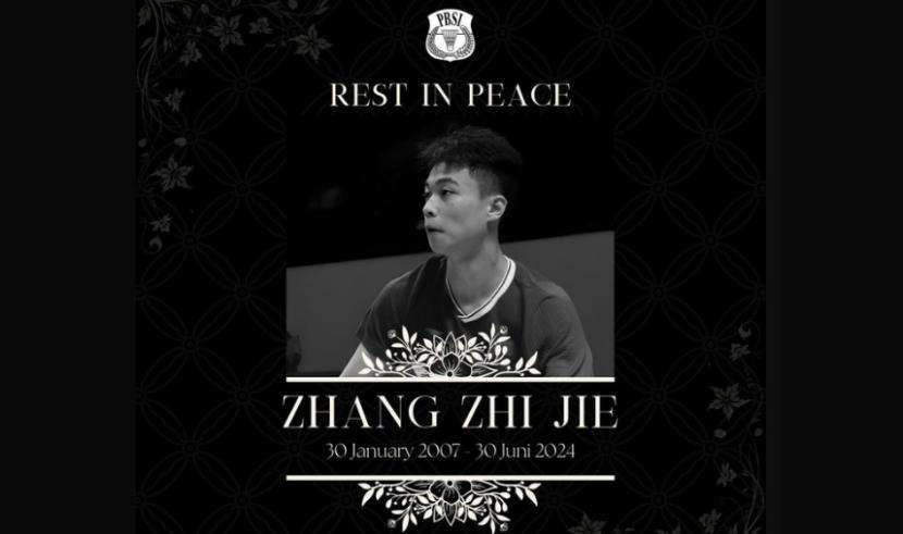 zhang zhi jie meninggal saat tanding di yogya, pemerintah china berduka