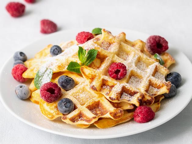 Hüttenkäse im Waffeleisen, wer hätte das gedacht –proteinreiche Waffeln ...