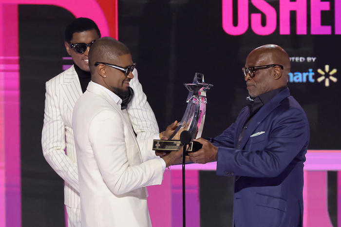usher honored with bet lifetime achievement award: 'is it too early for me to receive it?'