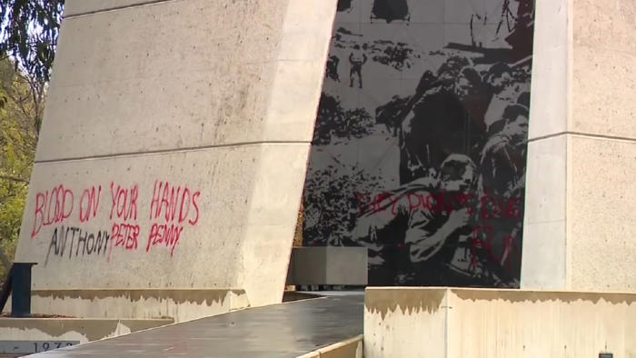 ‘you are not helping your cause’: barnaby joyce on war memorial vandals