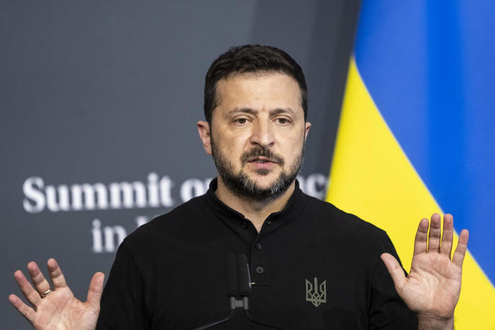 presidente de ucrania menciona posible negociación con rusia a través de mediadores