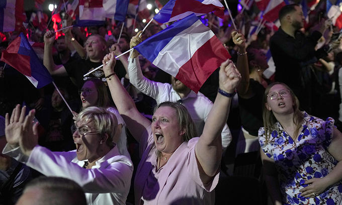 [속보] 프랑스 총선, 극우정당 33%·좌파연합 28%·범여권 20%