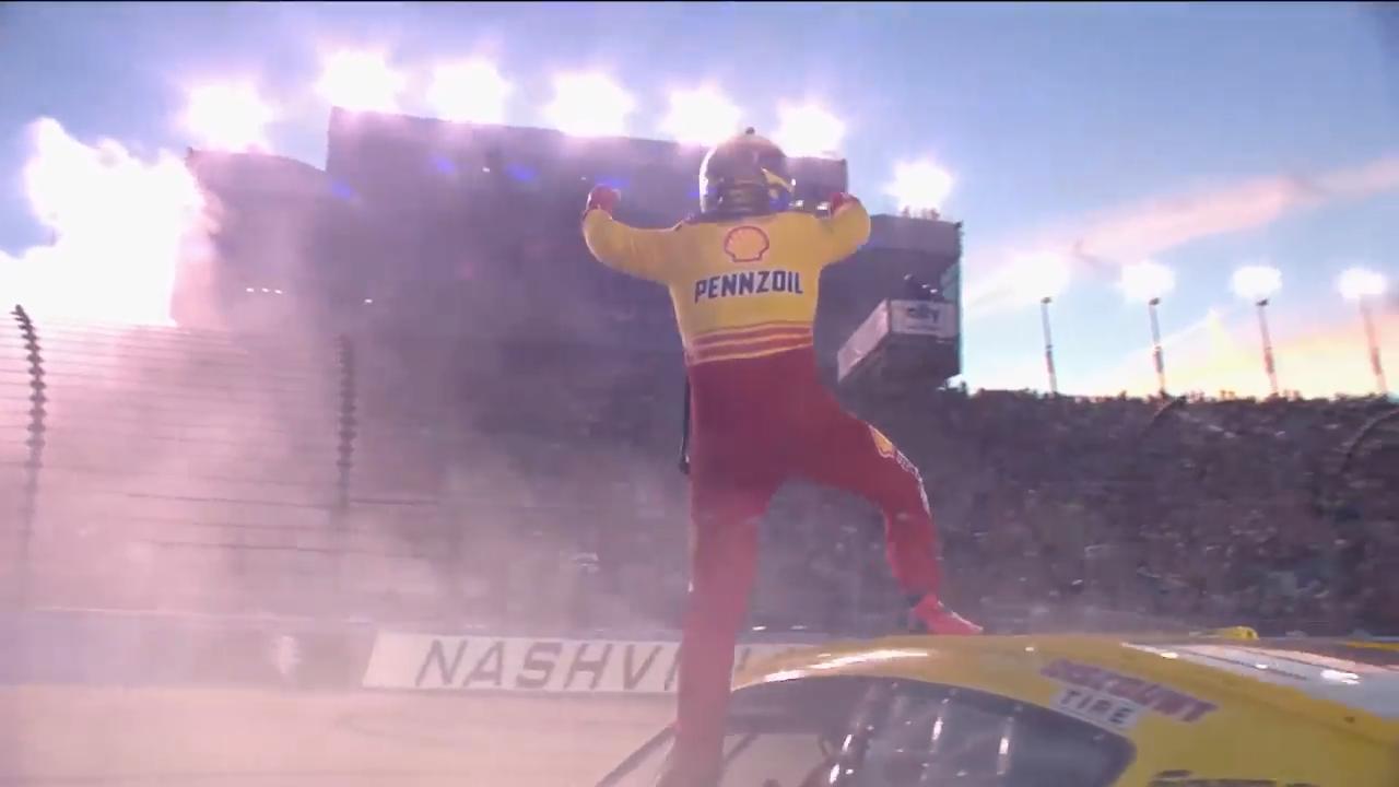 Joey Logano Wins At Nashville In Record 5th Overtime For 1st NASCAR Cup ...