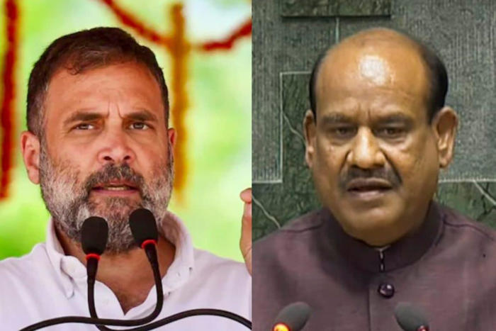 'not in my control': speaker om birla responds to congress charge that rahul's 'mic was switched off'