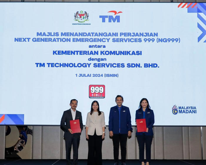 tm, malaysian govt unveil ng999 next-gen emergency response system