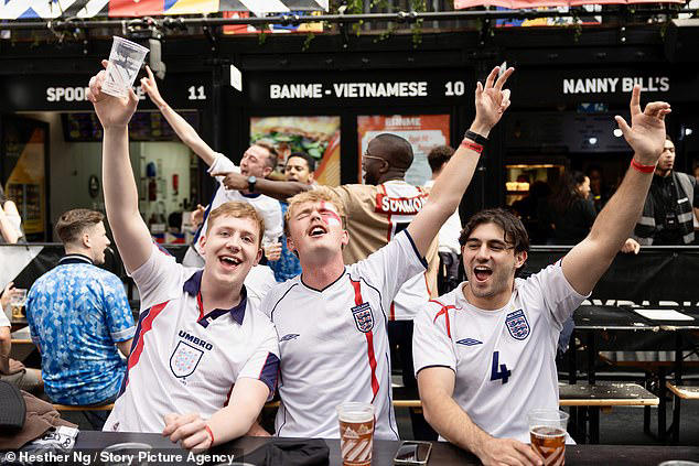 england fans dare to dream three lions can go all the way