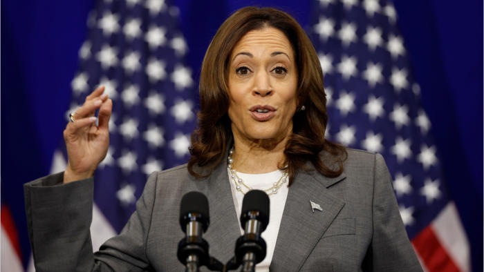 kamala harris goes on the attack amid biden replacement calls