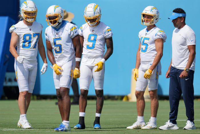 projecting the chargers' wide receiver depth chart in 2024