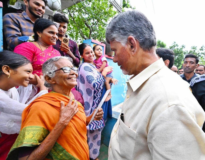 ntr bharosa scheme: andhra pradesh cm chandrababu naidu launches distribution of hiked pensions