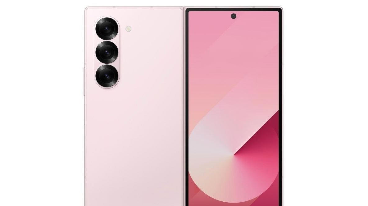 android, renders of samsung galaxy z fold 6 in pink and yellow colours leaked online