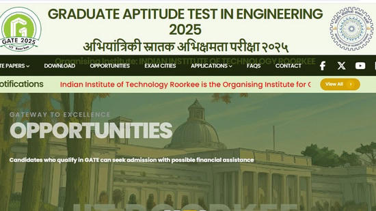 gate 2025: iit roorkee releases syllabus, paper pattern and more at gate2025.iitr.ac.in, here’s all you need to know