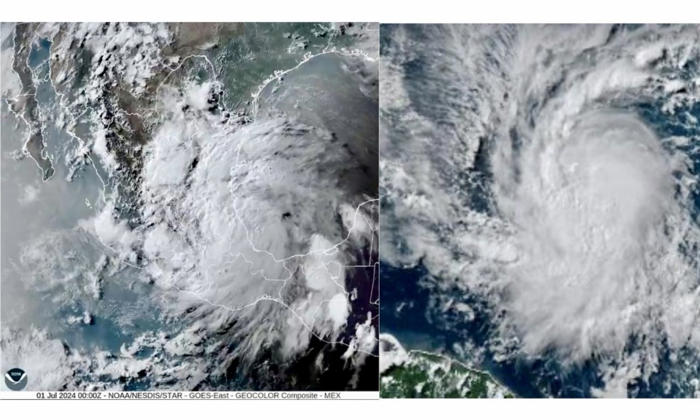 tormenta tropical chris y huracán beryl: una amenaza doble para las costas mexicanas