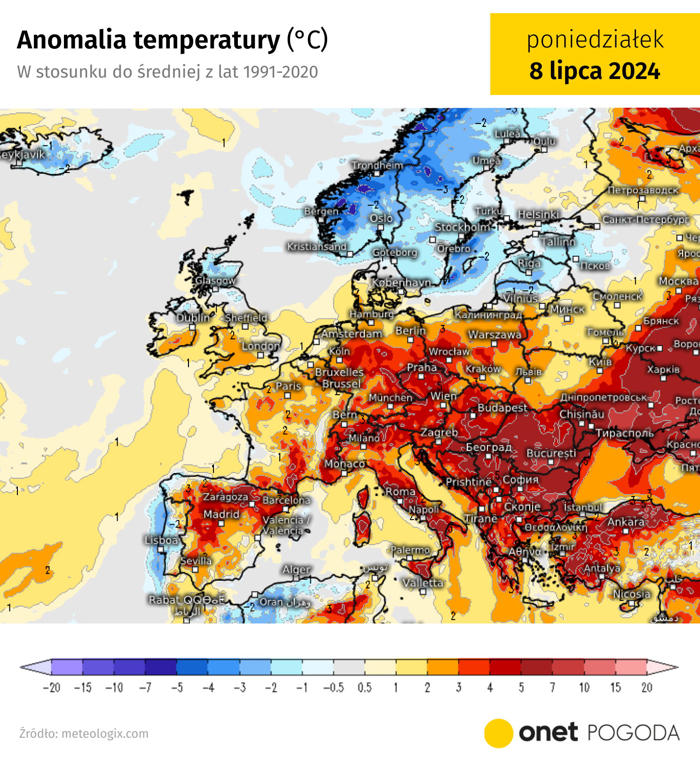 bezlitosny żar uderzy w europę. nadchodzą dwie fale ekstremalnej temperatury