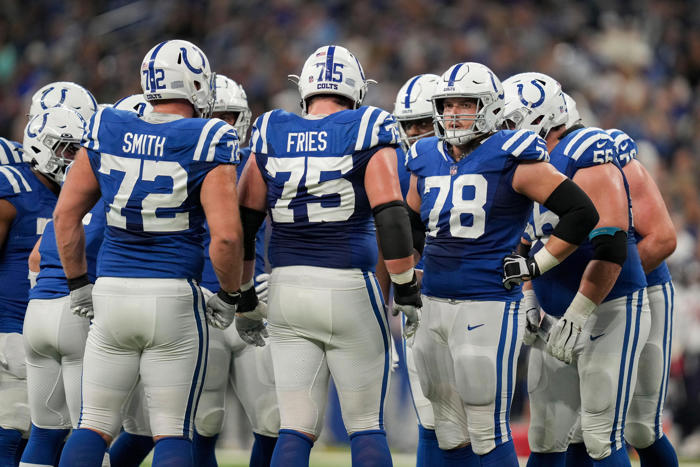 pff ranks colts' offensive line among best units in 2024