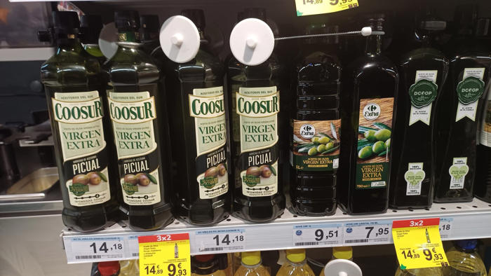 el único supermercado español en el que el aceite de oliva virgen extra de marca blanca ha bajado un 5%