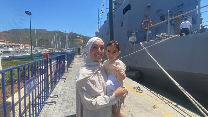 marmaris’te 1 temmuz denizcilik bayramı’nda askeri gemiler ziyarete açıldı
