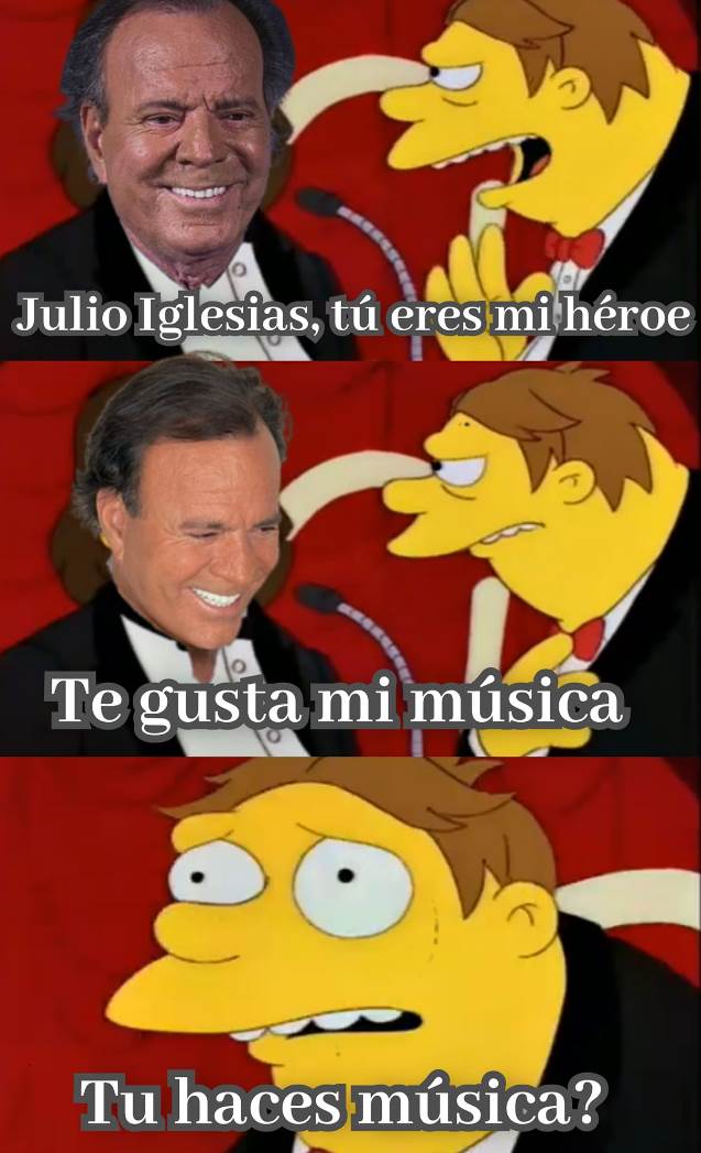 Los memes de Julio Iglesias