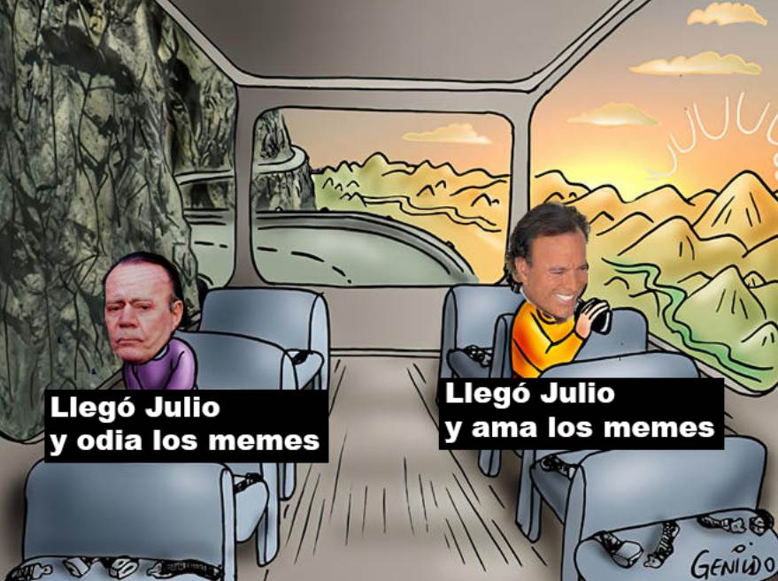 Los memes de Julio Iglesias