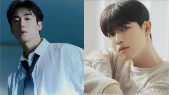 sf9's dawon and singer kim jae-hwan enlist in military service on the same day