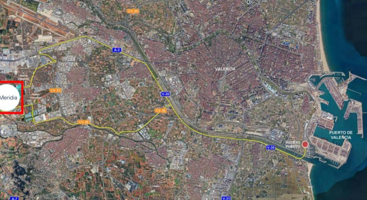 meridia cierra una mega compra logística en valencia: se hace con 207.000 m2 en aldaia