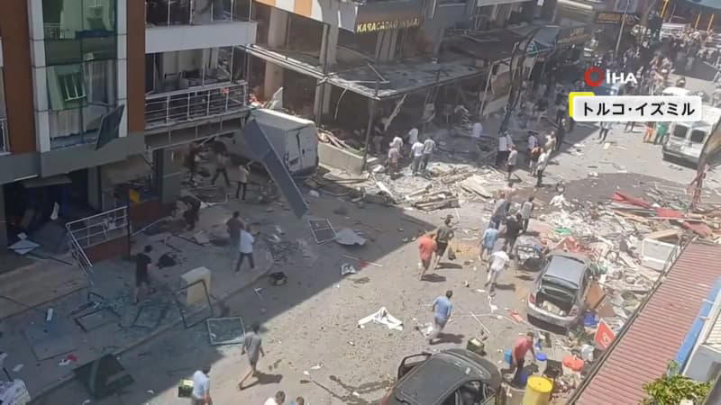 5人死亡60人以上…飲食店が突然の大爆発で建物崩壊しガラス散乱 ガスボンベ交換直後に トルコ