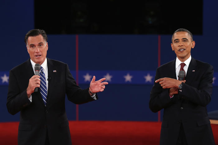 barack obama, mitt romney video goes viral after trump, biden showdown
