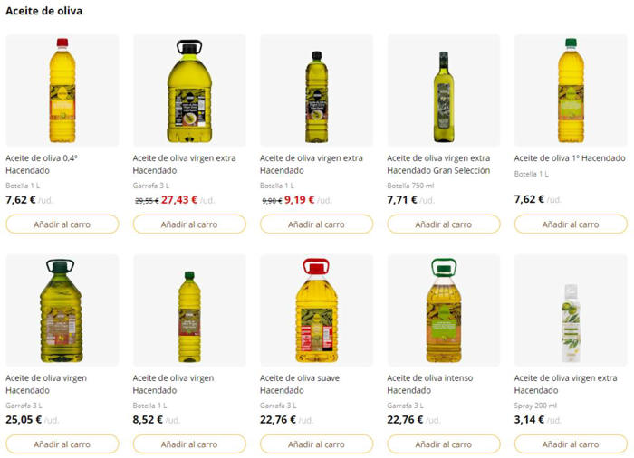 mercadona aplica un descuento en el aceite de oliva que afecta a varios formatos: estos son los nuevos precios tras la rebaja del iva
