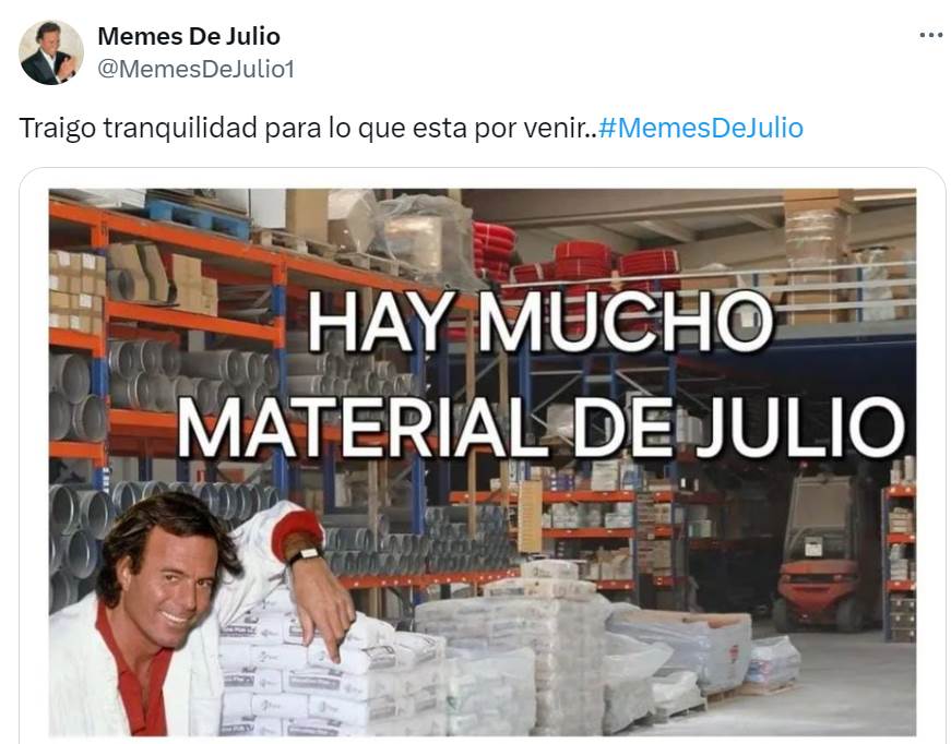 Los memes de Julio Iglesias