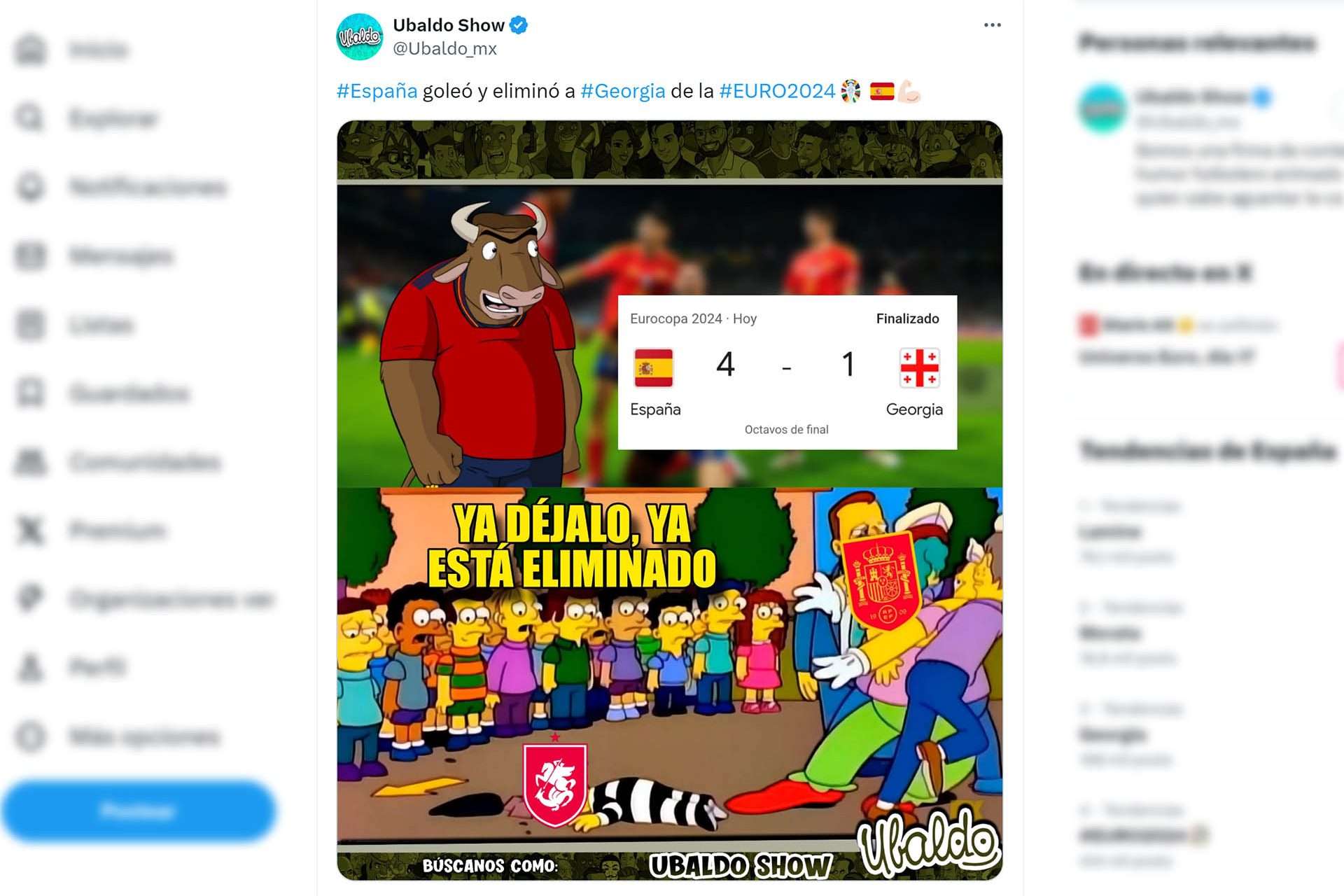 Escandalosa noche en la EURO 2024: los memes más tronchantes del España ...