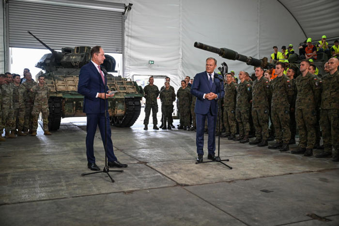 premier w jasionce: ukraina wygra wojnę w olbrzymiej mierze dzięki polskim i amerykańskim żołnierzom