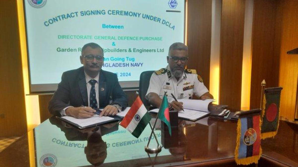 india and bangladesh strengthen naval ties with advanced ocean-going tug agreement
