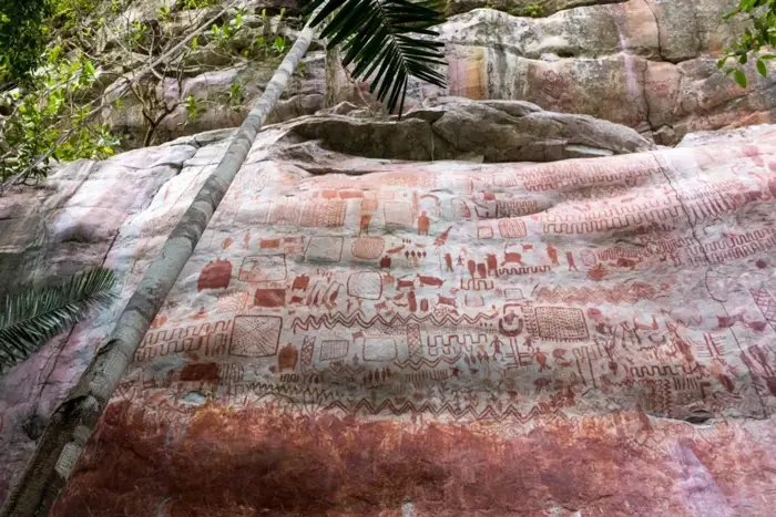 amazon, 12,600-year-old painting that's 8 miles long discovered in the amazon rainforest