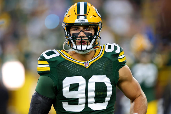 packers dl lukas van ness selected to 2024 all-breakout team
