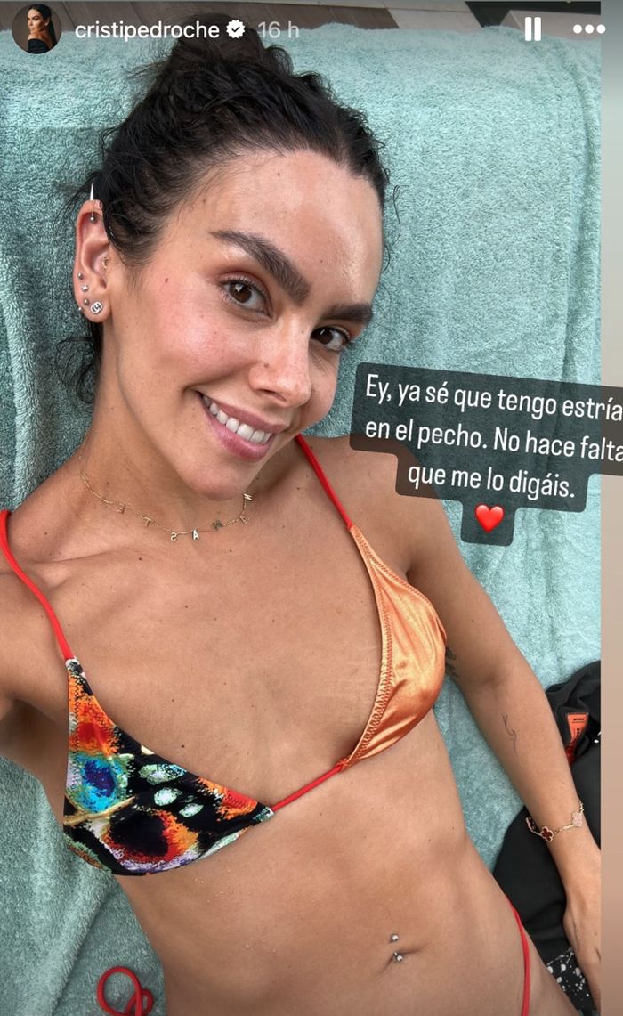 cristina pedroche lanza un importante mensaje sobre su cuerpo en bikini que podría ayudar a muchas mujeres y callar a muchos 'haters'