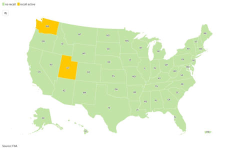 Cheese Recall Map Shows States Impacted by Health Warning<br><br>