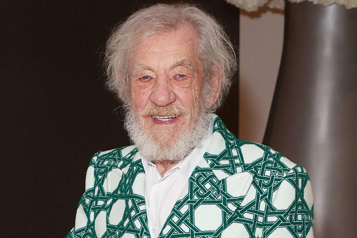 ian mckellen says his 'injuries improve day by day' but he won't return to play after falling off stage