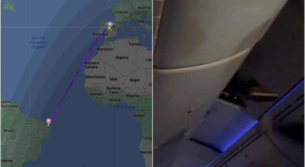 forte turbolenza in volo, atterraggio d'emergenza per un boeing 787-9 della air europa in brasile: 30 passeggeri feriti