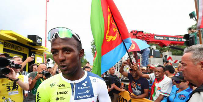 biniam girmay, vainqueur de la 3e étape du tour de france : « cette victoire montre que tout est possible »