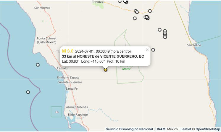 sismo hoy 1 de julio de 2024: dos temblores 'sacuden' oaxaca