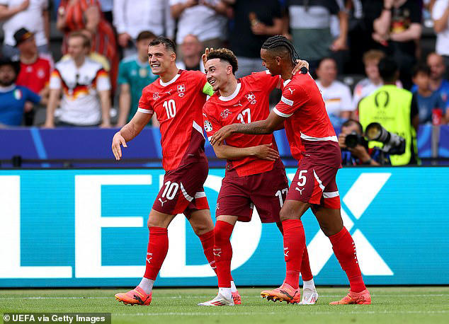 switzerland handed major injury doubt ahead of euro 2024 quarter-final against england as crucial star undergoes a scan on muscle complaint