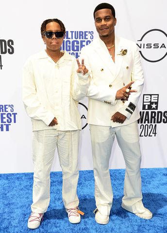 amazon, cory hardrict walks the 2024 bet awards red carpet with son cree, 13: 'i'm feeling blessed' (exclusive)