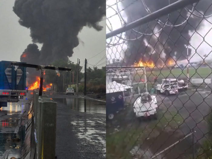 videos: reportan fuerte incendio en límites del edomex y gam; daños a casas y autos