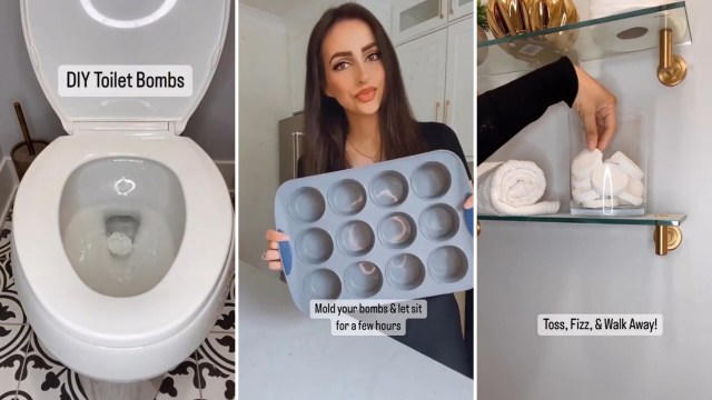 homeowner shares diy 'toilet bomb' hack to easily freshen up your toilet in seconds: 'it literally makes the [whole] bathroom smell amazing'