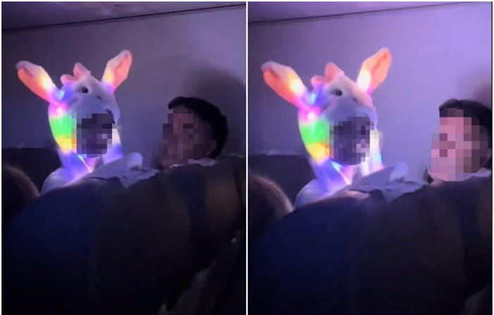 flight attendant weighs in after child keeps entire plane awake with glow-in-the-dark hat