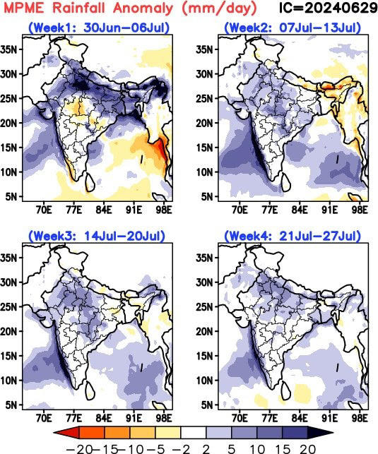monsoon to hit most regions of india in july, delhi to see above normal rain