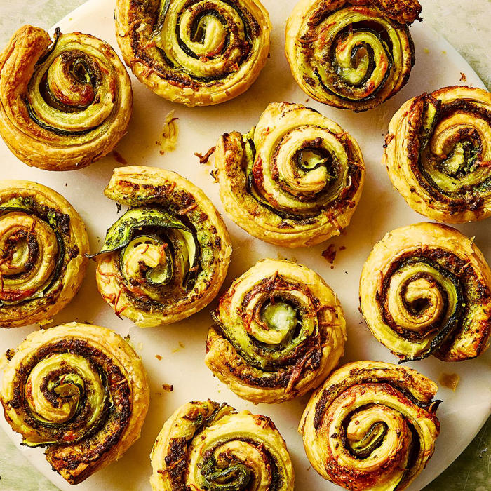 pesto zucchini roses make the most of summer's produce