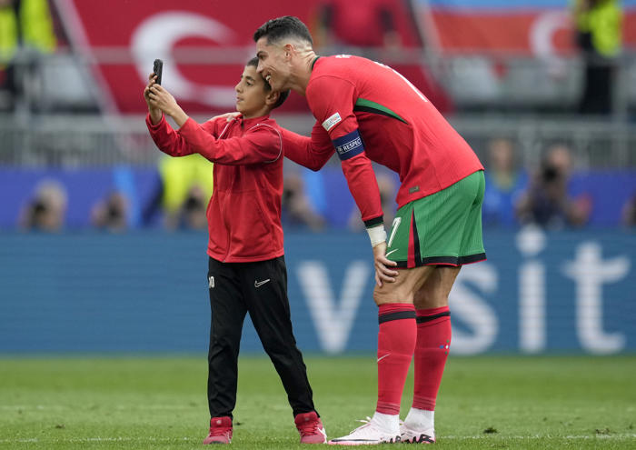 uefa fines its euro 2024 co-organizer germany over selfie-seekers on field with ronaldo