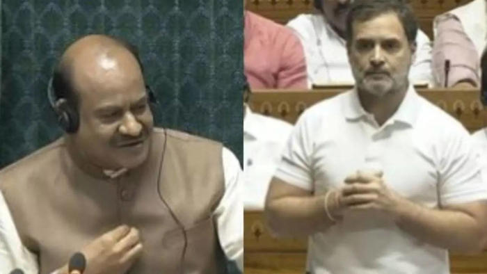 'you bowed to pm modi': rahul gandhi's question to ls speaker om birla sparks controversy