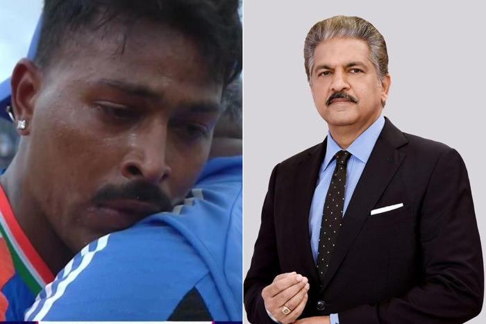 'whenever life knocks you down, you can, & will, rise again': anand mahindra calls hardik pandya his 'monday motivation'