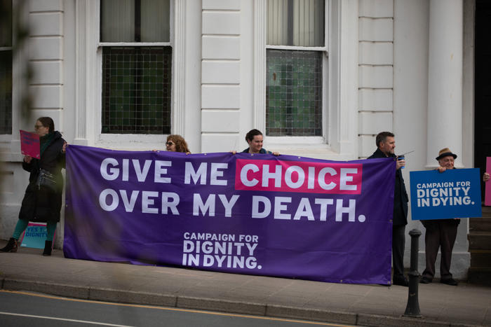 assisted dying: isle of man parliament hears widow’s speech against referendum